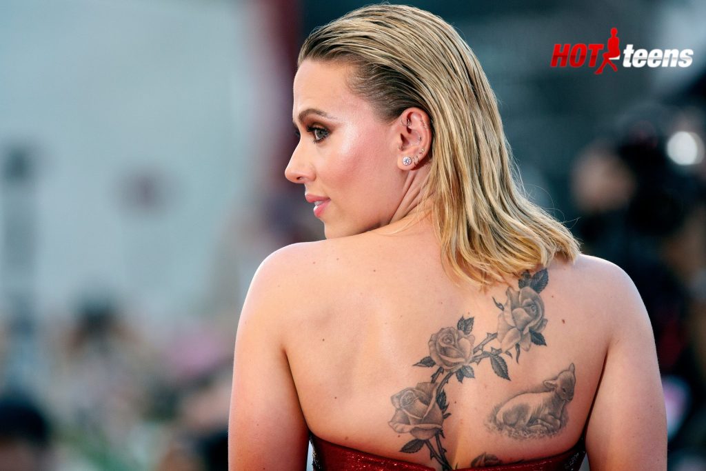 Tattoo of Scarlett Johansson