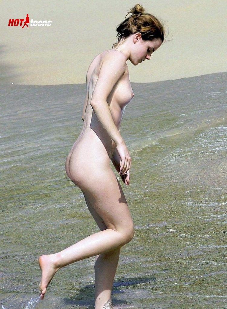 Hermione Naked on the Beach