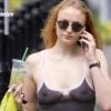 Sophie Turner Nipple Flash in Public