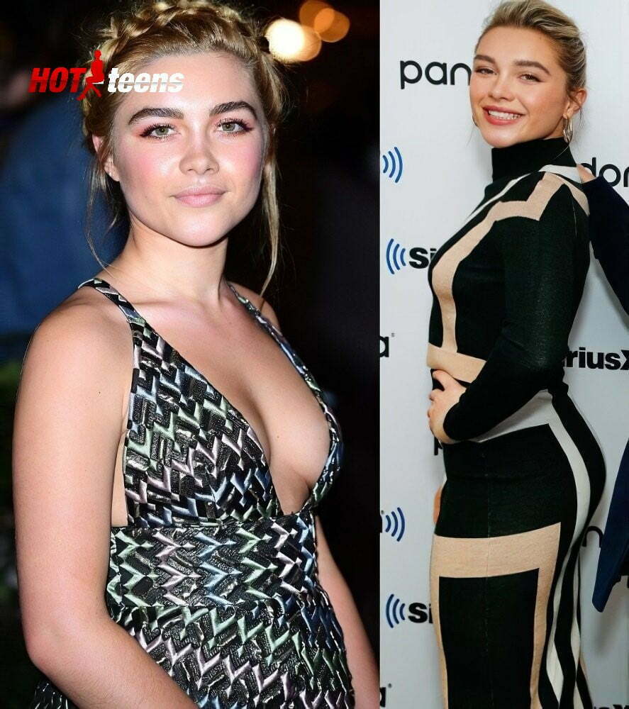 Florence Pugh Naked Nipple Flashed in Public
