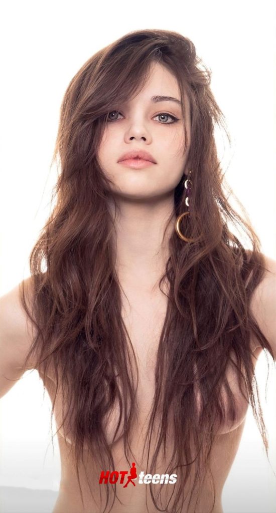 India Eisley Hot Topless Modeling.