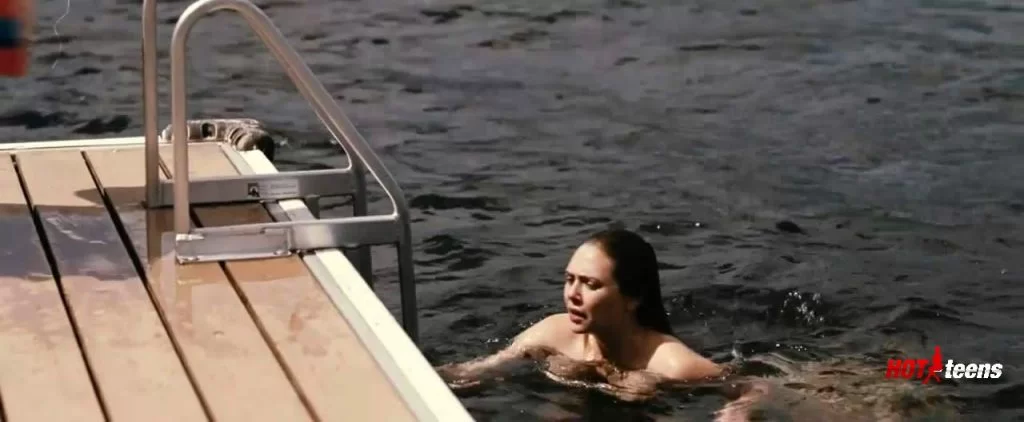 Elizabeth Olsen Nude Swimming in Martha Marcy May Marlene Movie Scene