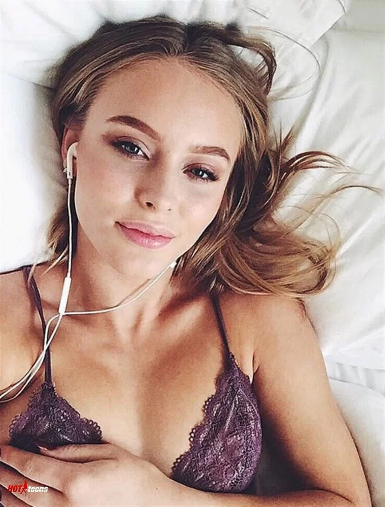 Zara Larsson in Sexy Lingerie Exposed