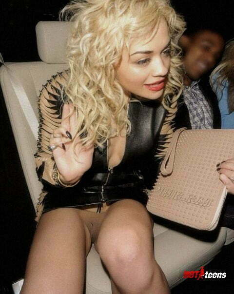 Rita Ora leaked upskirt in a car got leaked.