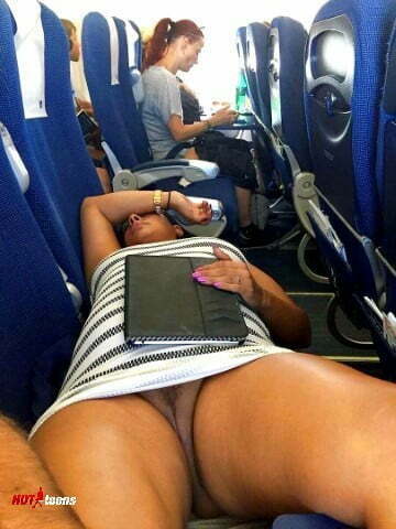 Sleeping in aircraft with no panties