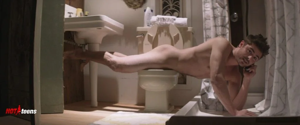 Zac Efron nude scene in bathroom