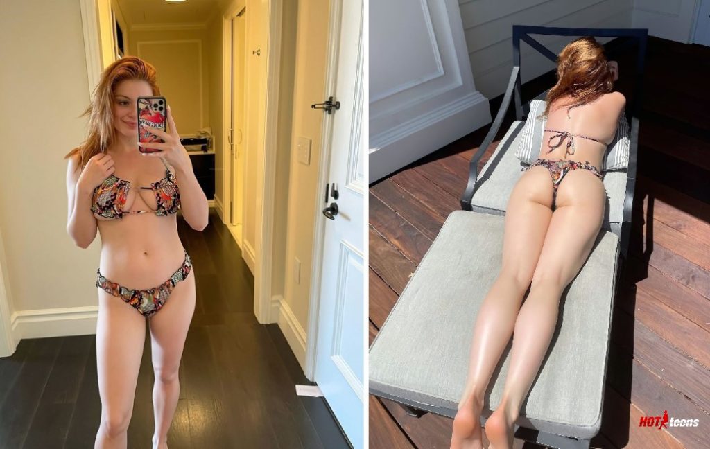 Ariel Winter huge tits selfie and sunbathing in thong