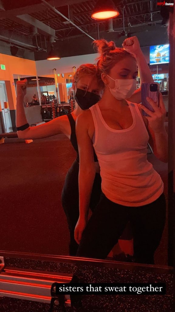 Celebrities working out together