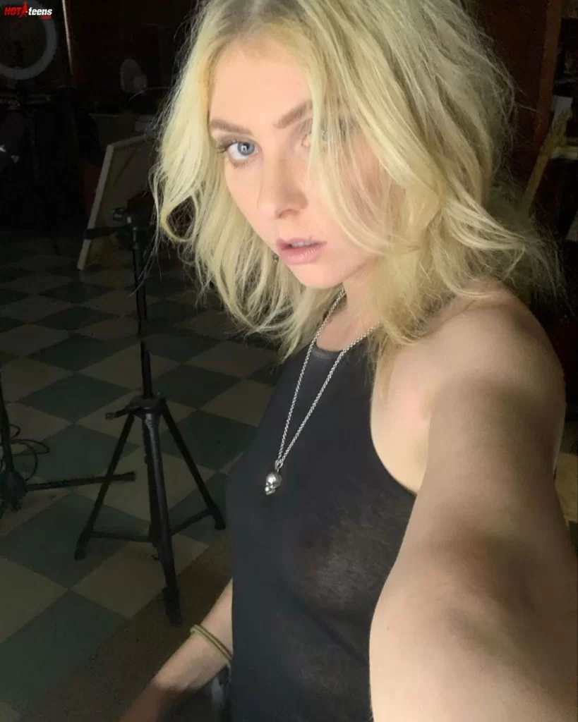 Taylor Momsen nude nipple see through selfie