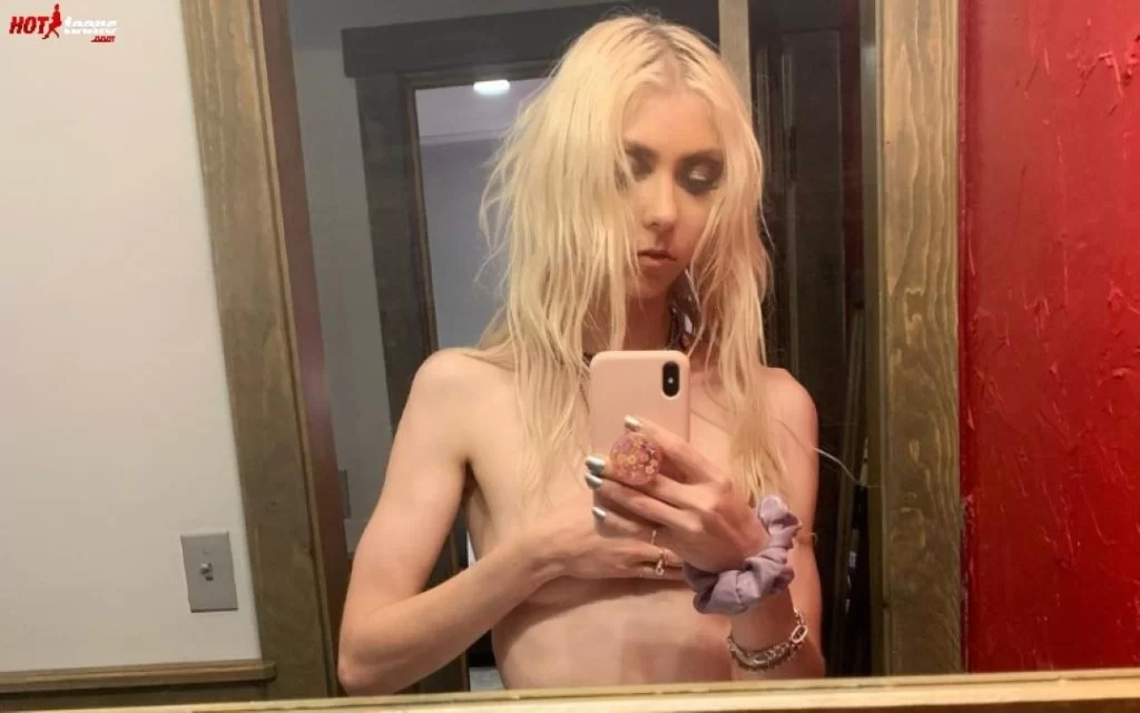 Taylor Momsen nude selfie with iPhone