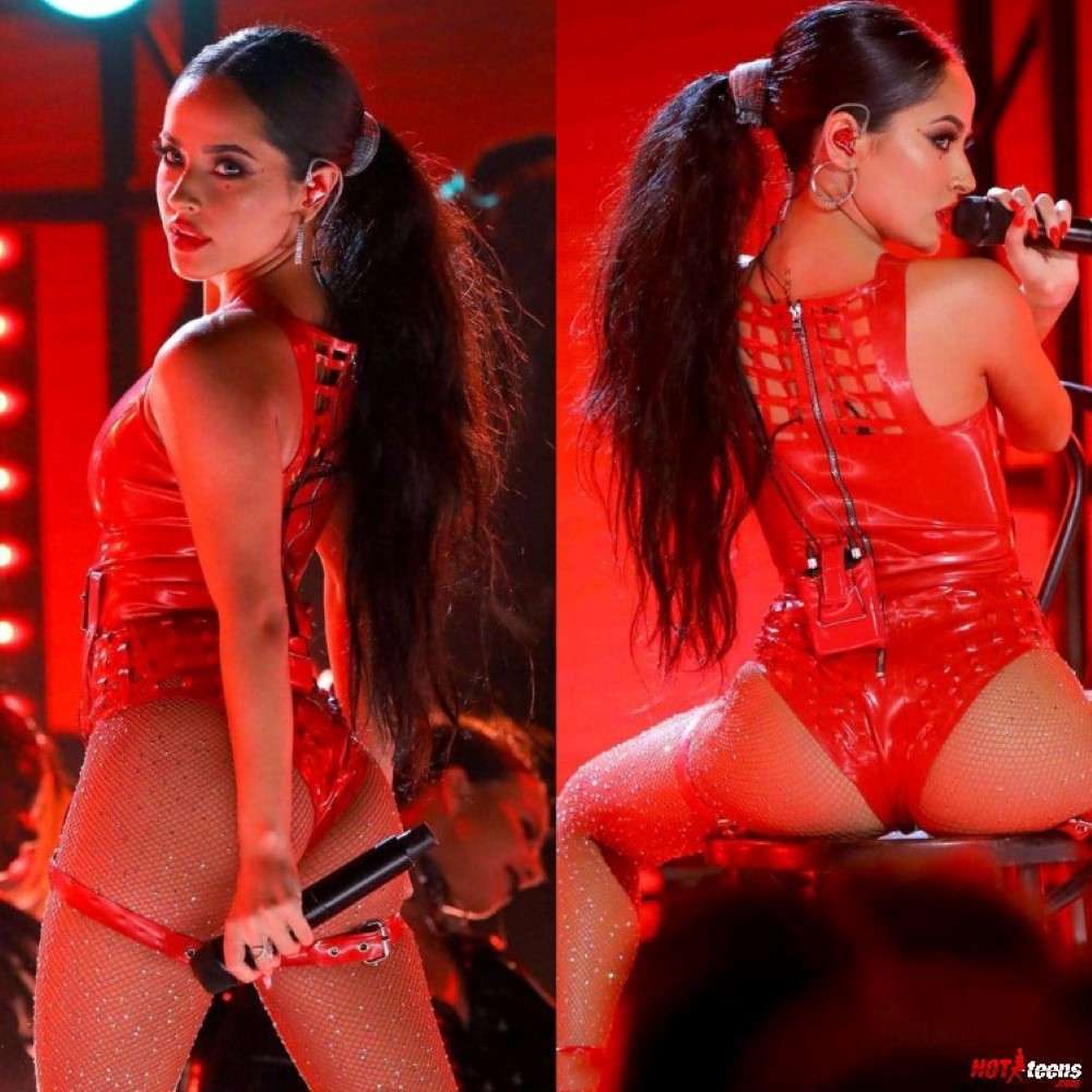 Hot picture of Becky G butt in thong on stage