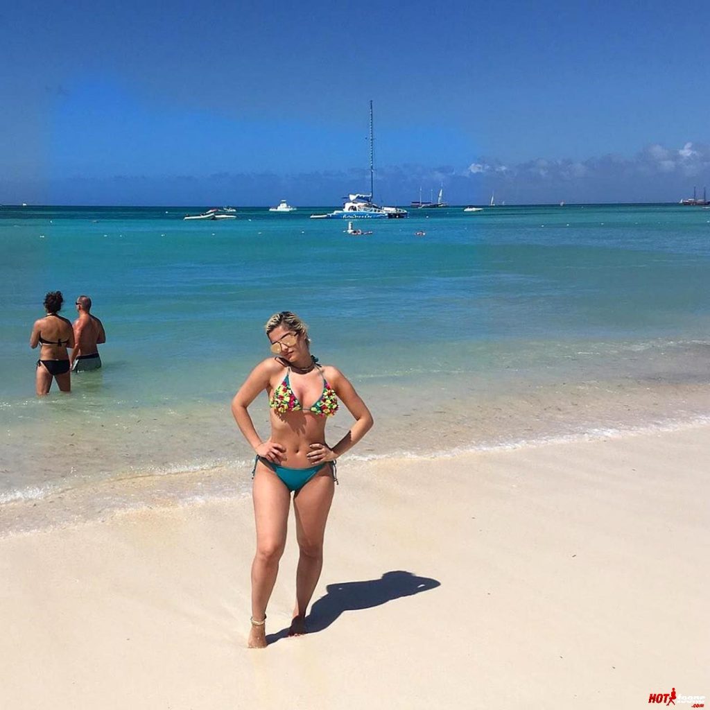 Bebe Rexha bikini beach photo