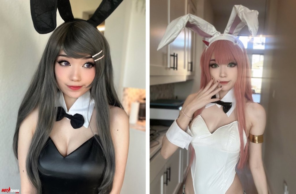 Sexy Emiru bunny cosplay