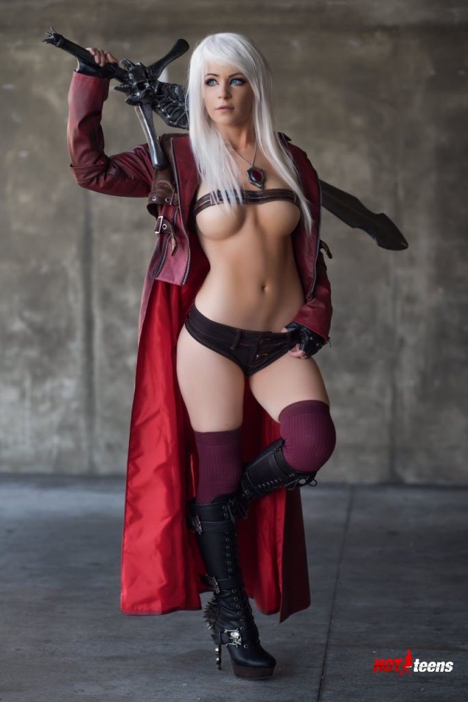 Sexy DMC Dante cosplay outfit