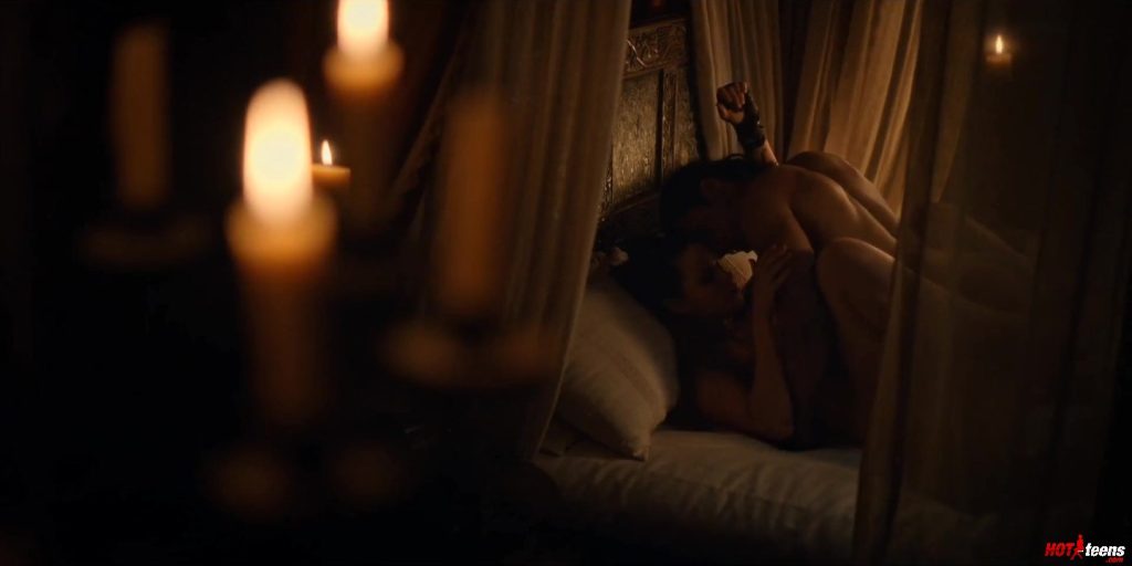 Katherine Langford as Lady Of The Lake sex scene in Cursed