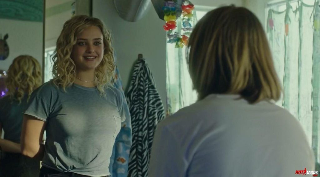 Katherine Langford nude tits see through in Spontaneous