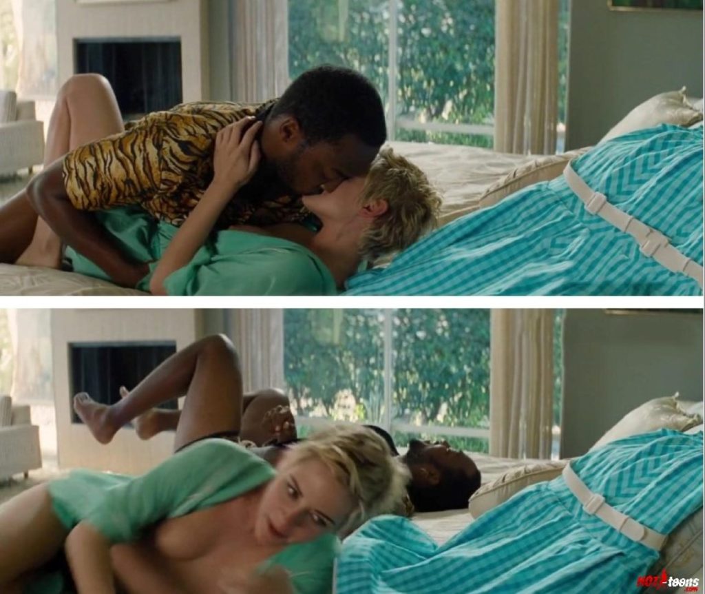 Kristen Stewart blacked sex scene in Seberg