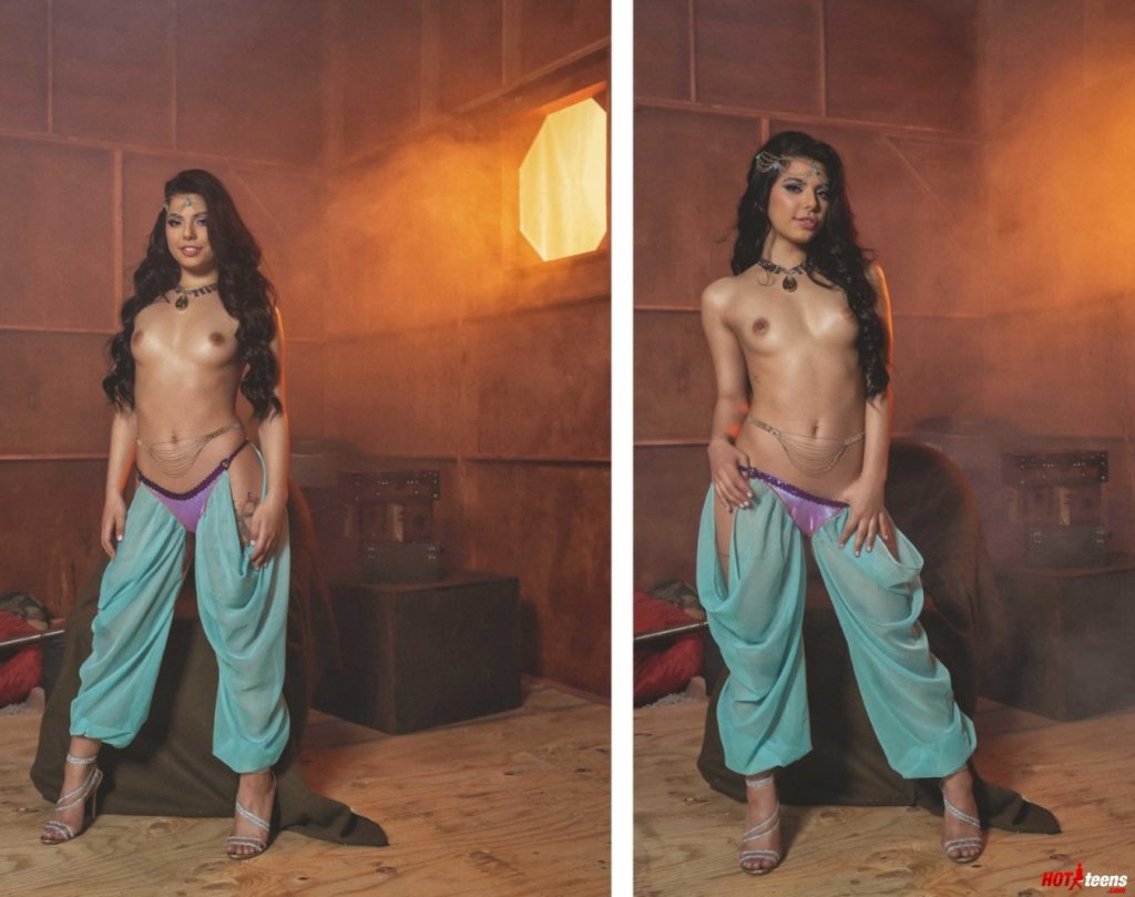 Gina Valentina nude as belly dancer