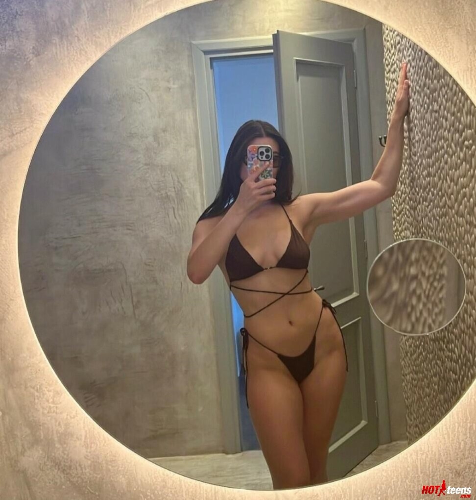 Kira Kosarin bikini mirror selfie