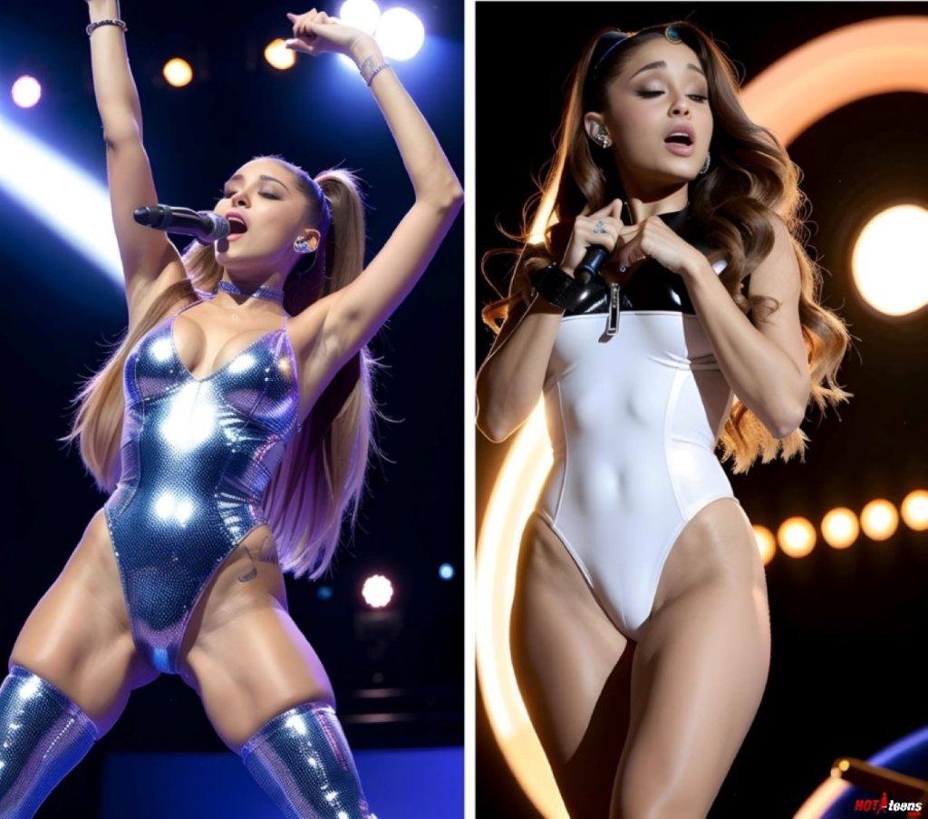 Hottest Ariana Grande cameltoe on stage pics