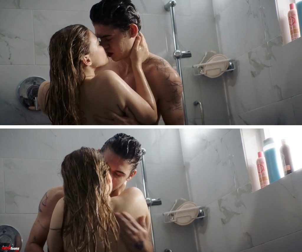 Josephine Langford sex in the shower After We Collided